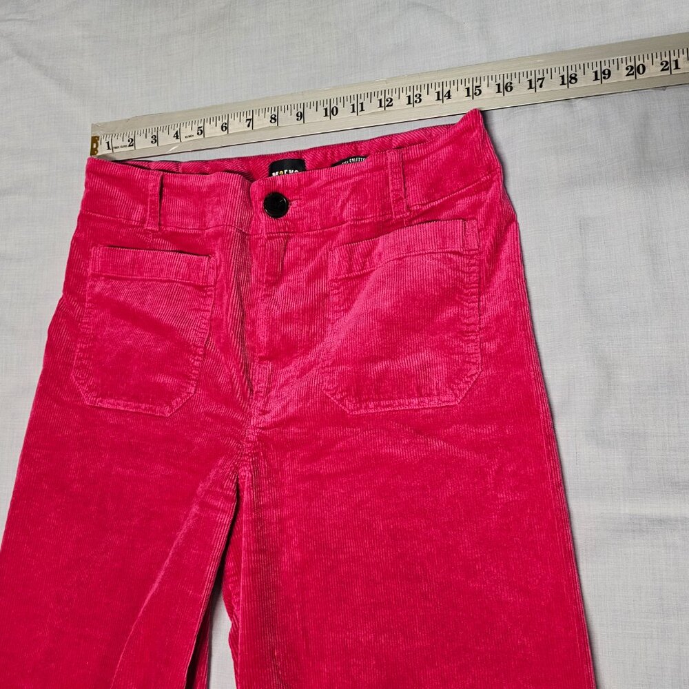 Maeve Raspberry Cropped Wide-Leg Pants - Picture 10 of 15